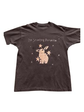 Gildan Brown Graphic Tee with Bunny